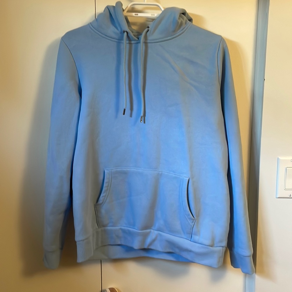Twik baby blue hoodie in size medium